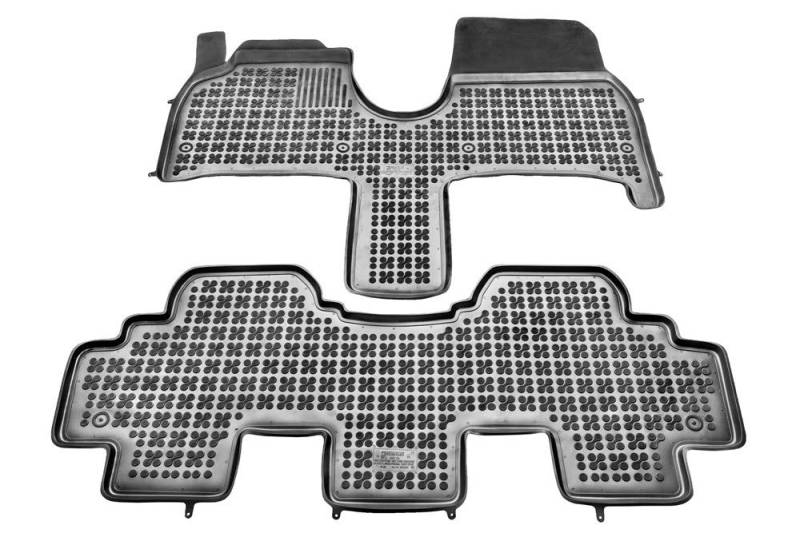 MDM Gummimatten für Peugeot 807 5 sitzen 2002>06.2014 Passform, Fussmatten mit hohem Rand 5 cm, cod. 3D 5618 von MTM