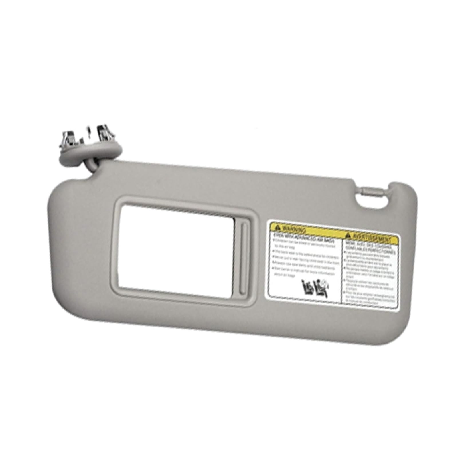 Auto-Sonnenblende Für Toyota Für RAV4 2006-2013 Auto Front Sonnenblende Links/Rechts Auto Sonnenschutz Mit Make-Up Spiegel Sonnenblende(Gray Left) von MTNDUYGV