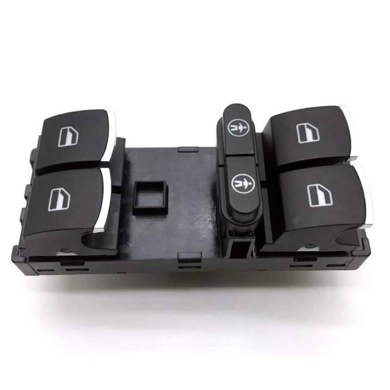 Fensterheber knopf Für VW Für Touareg Für Sharan Für Seat Für Alhambra 2011-2016 Chrom-Hauptfensterschalter-Taste 7P6959857 Fensterheber von MTNDUYGV