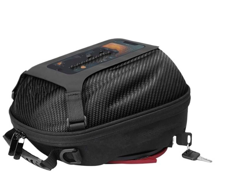MTNDUYGV Motorrad Hecktasche Für CB650R 2019 2020 2021 Motorrad Tank Taschen Mit Navigation Tasche Motorrad Kraftstoff Tank Lock Tasche Motorradtasche von MTNDUYGV