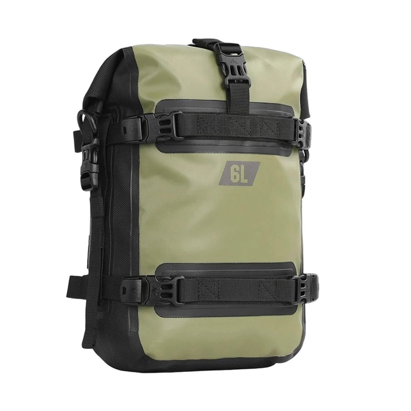 MTNDUYGV Motorrad Hecktasche Für R1200GS Motorradrahmen Crash Bar Tasche Wasserdicht 6L Stoßfänger Reparatur Werkzeug Platzierung Trockentaschen Motorradtasche(Type A Green) von MTNDUYGV