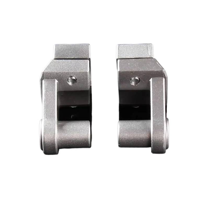 Motorrad-lenkererhöhung Für 22MM 7/8 "-28MM 1 1/8" Für Ducati Motorrad Bar Klemmen Erhöhte Lenker Lenker Riser(1 Set Silver) von MTNDUYGV
