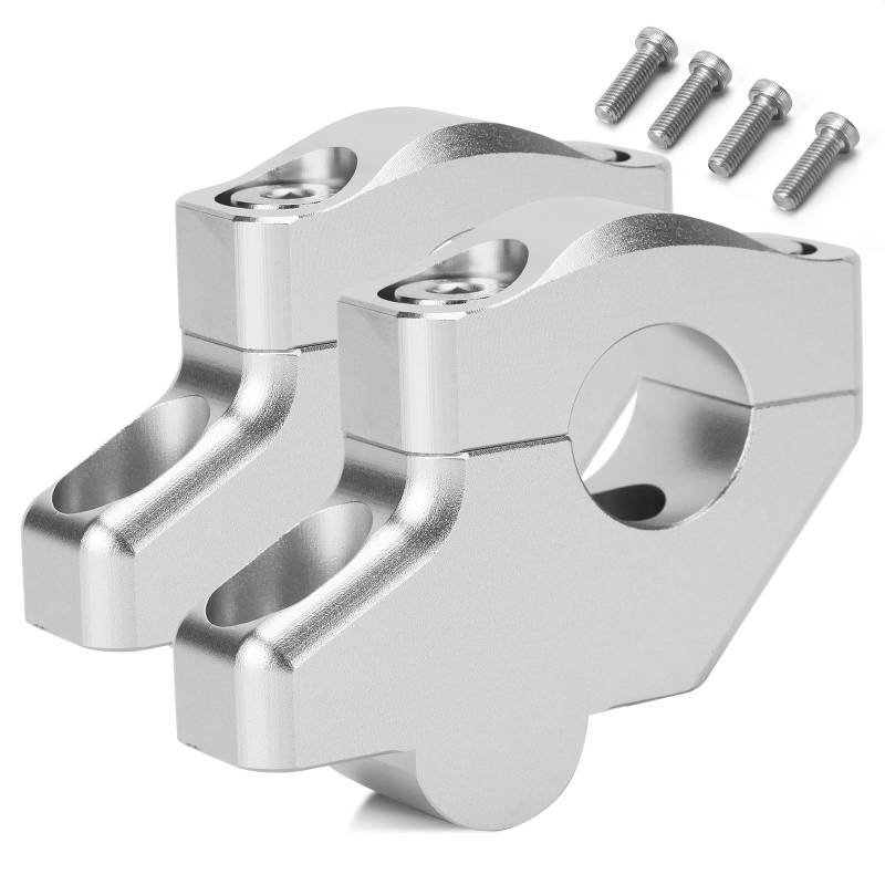 Motorrad-lenkererhöhung Für NC700X 700S 750X 750S CB300F CB400 500F 500X Motorrad 22mm 7/8 "Lenker Montieren Steigleitungen Offset Verlängern Angehoben(Silver) von MTNDUYGV