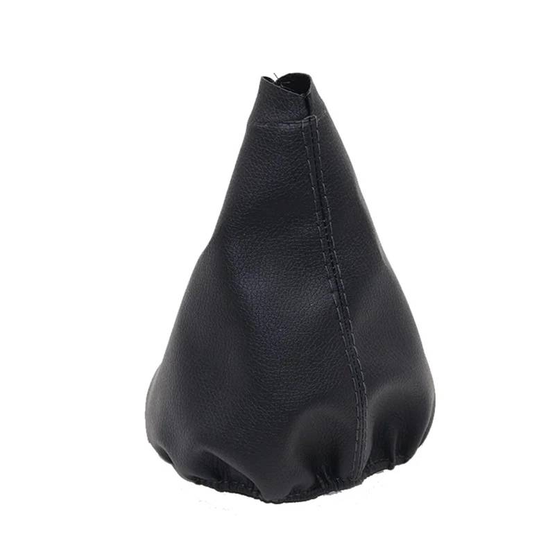 Schaltknaufabdeckung Für VW Für Fox (5Z) 2003 2004 2005 2006 2007 2008 2009 2010 2011 2012 / Manuelle Auto-Schaltknauf-Gamaschen-Kofferraumabdeckung Auto Schalthebel(Black) von MTNDUYGV