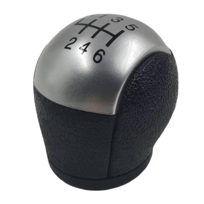 schaltknauf Für Ford Für Transit Für Van MK7 2006-2013 Manuelle Getriebe Griff Ball 6 Geschwindigkeit Schaltknauf schaltknüppel(Silver) von MTNDUYGV