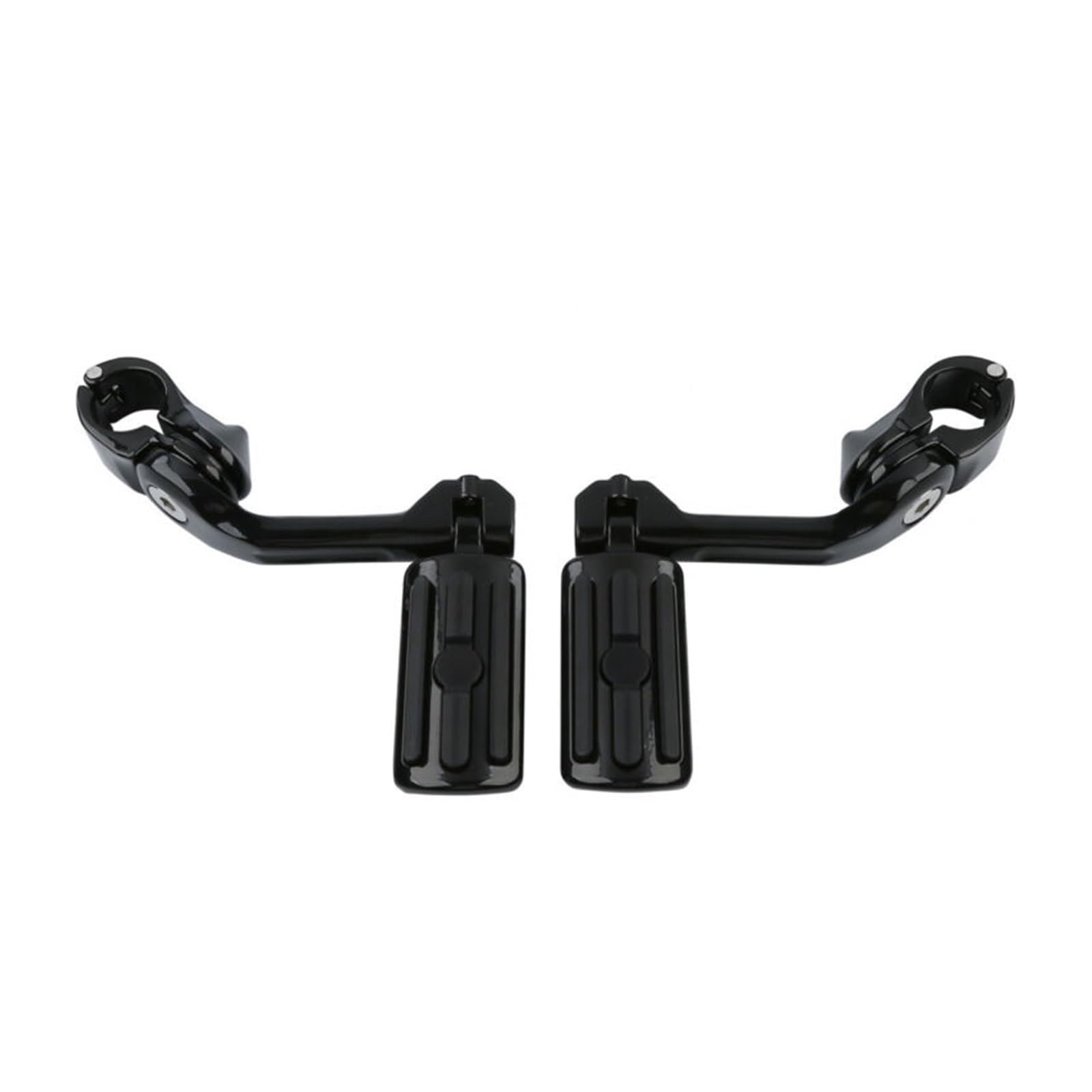 1-1/4" 32mm Highway Fußrasten Motorschutzhalterungen Klemmen Kompatibel mit Harley Touring Sportsters Dyna Electra Road Sport Super Glide(Black) von MTOIDVALX