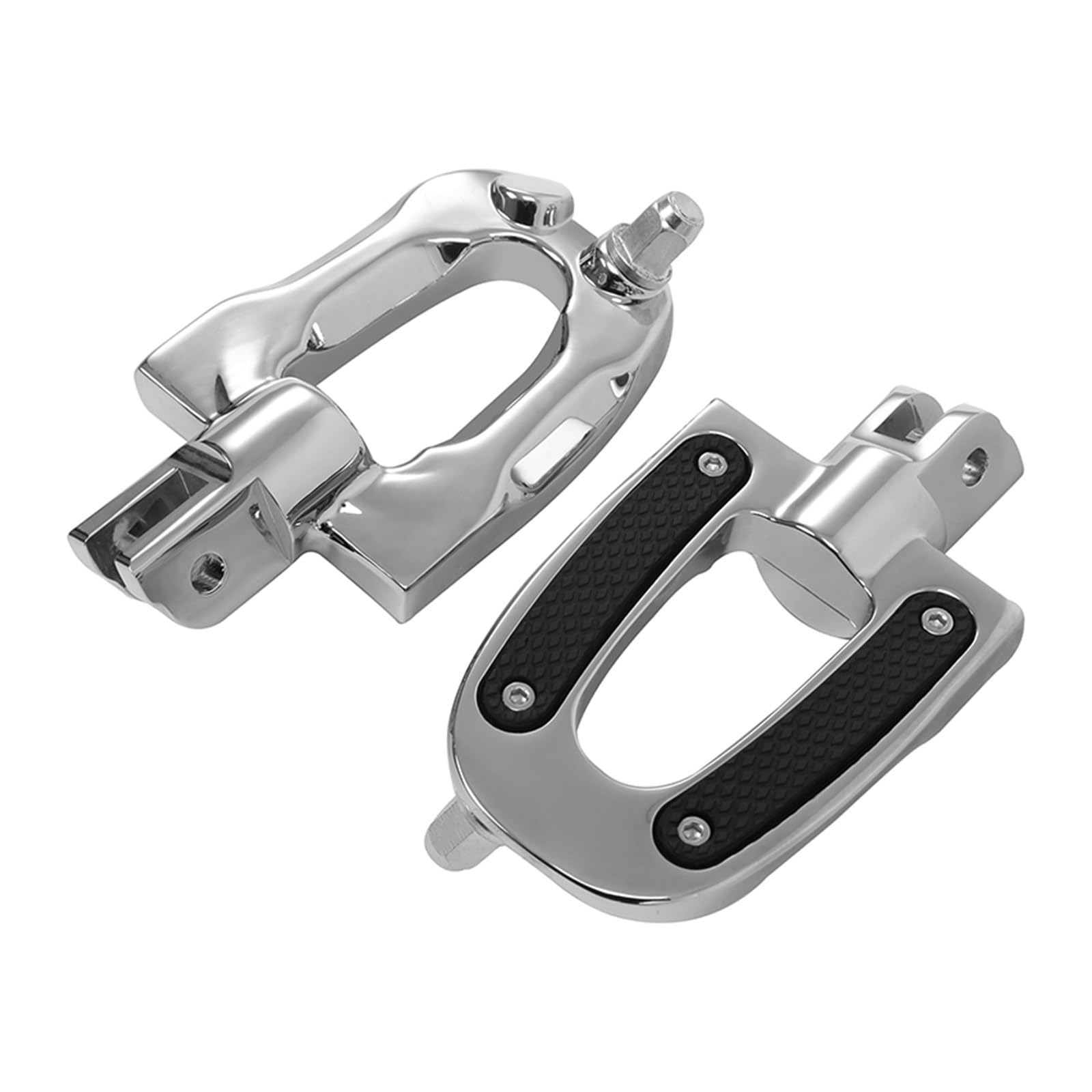 Fußrasten for Fahrer, kompatibel mit Harley Softail Low Rider S FXLRS Standard FXST Fat Bob 114 FXFBS Sport Glide FLSB 18 2019 2020 21 22(Type 2) von MTOIDVALX