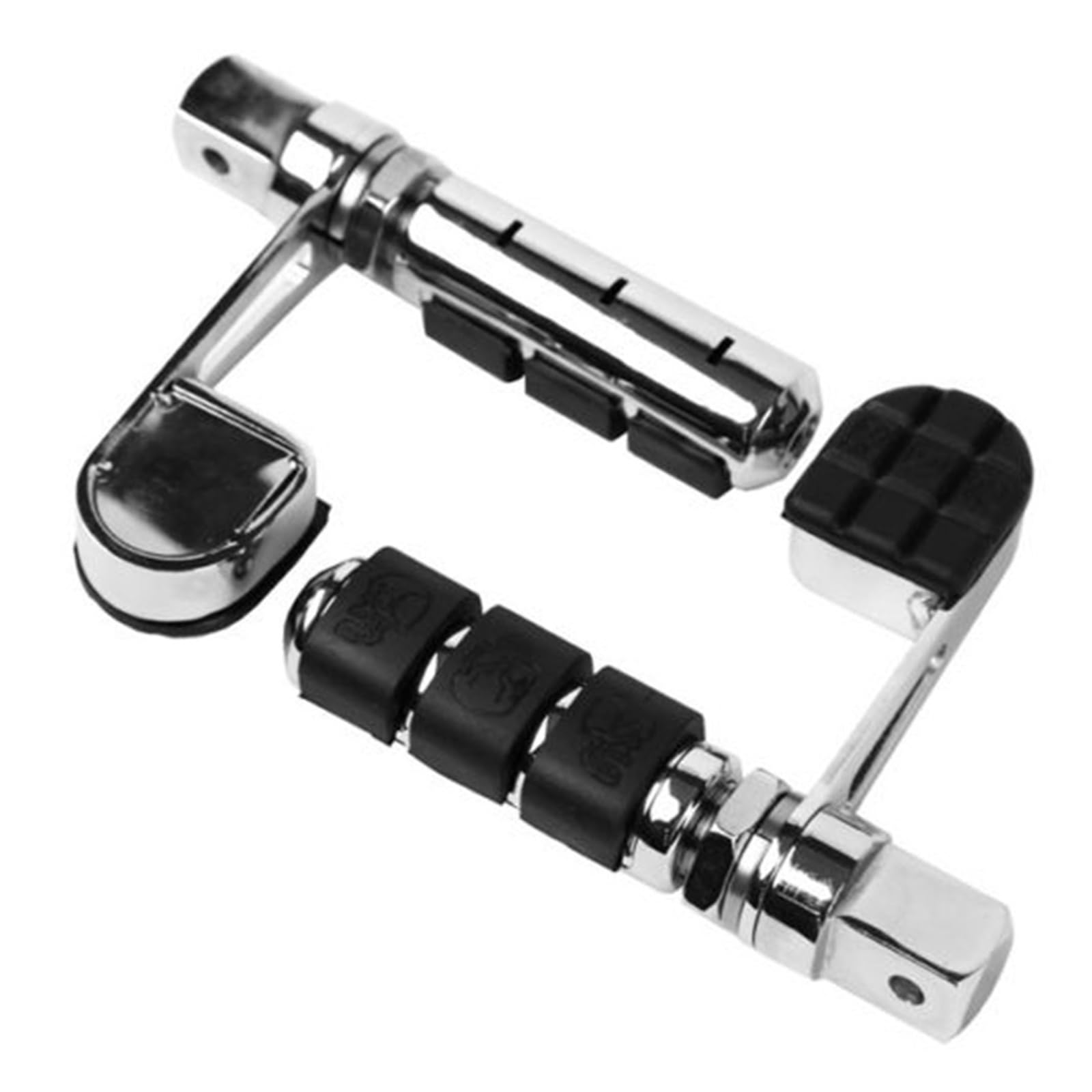 Fußrasten vorne for Motorrad, kompatibel mit VTX1300 2003–2009, CB250 1991–2003 2002 01 2000 1999 98 97 96 95 94 93 92 von MTOIDVALX