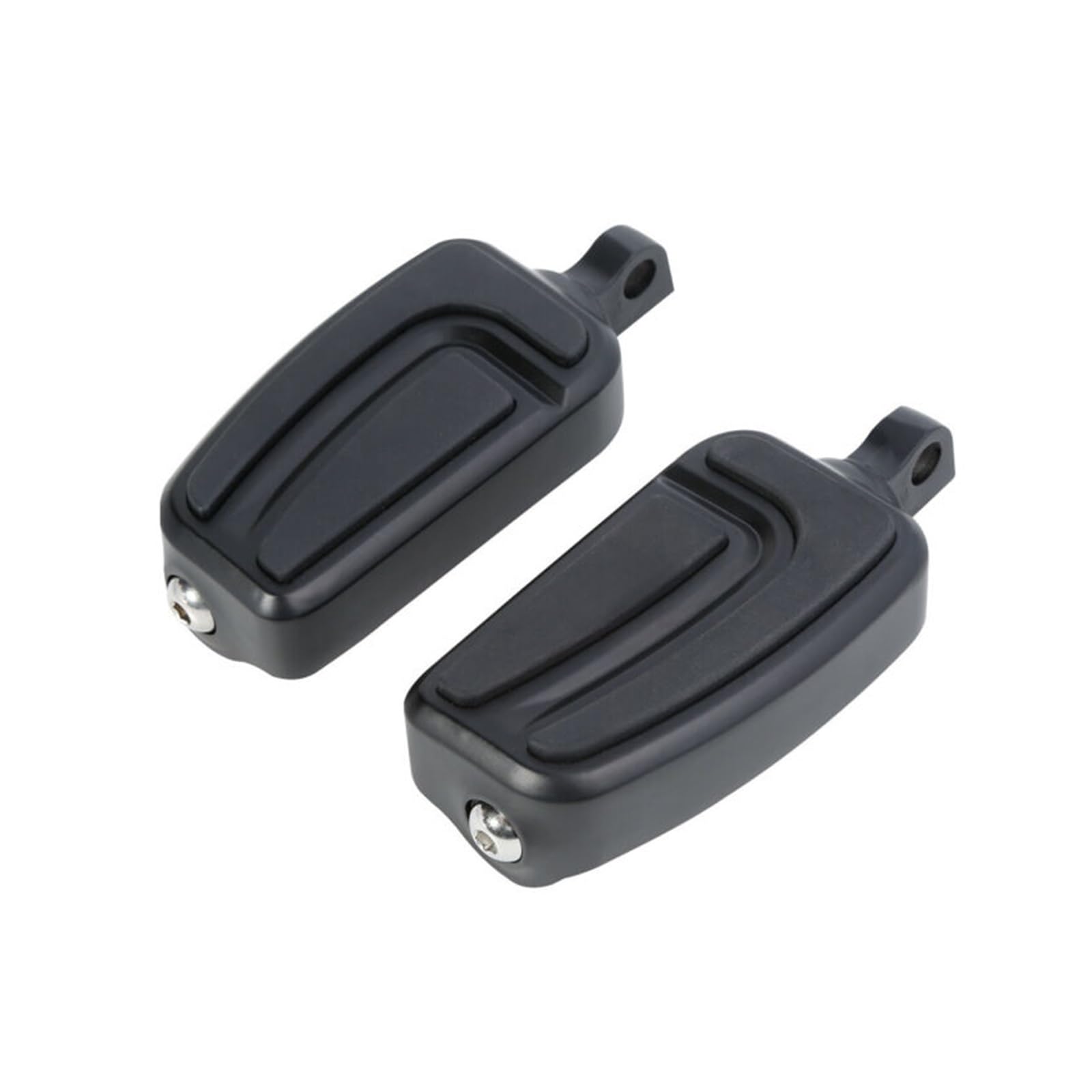 Fußrastenanlage for Motorrad-Fußrasten, männliche Halterung, kompatibel mit Harley Touring Softail Dyna Sportster XL 1200 883 Modellen(Matte Black) von MTOIDVALX