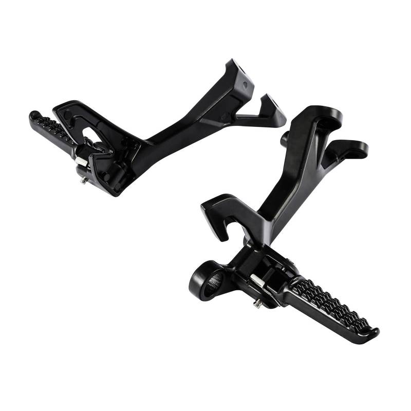 Fußrastenhalterung for den Beifahrer hinten for Motorrad, kompatibel mit Kawasaki Ninja 400 EX400 2018–2023 Z400 2019–2022 2021 2020, Schwarz von MTOIDVALX