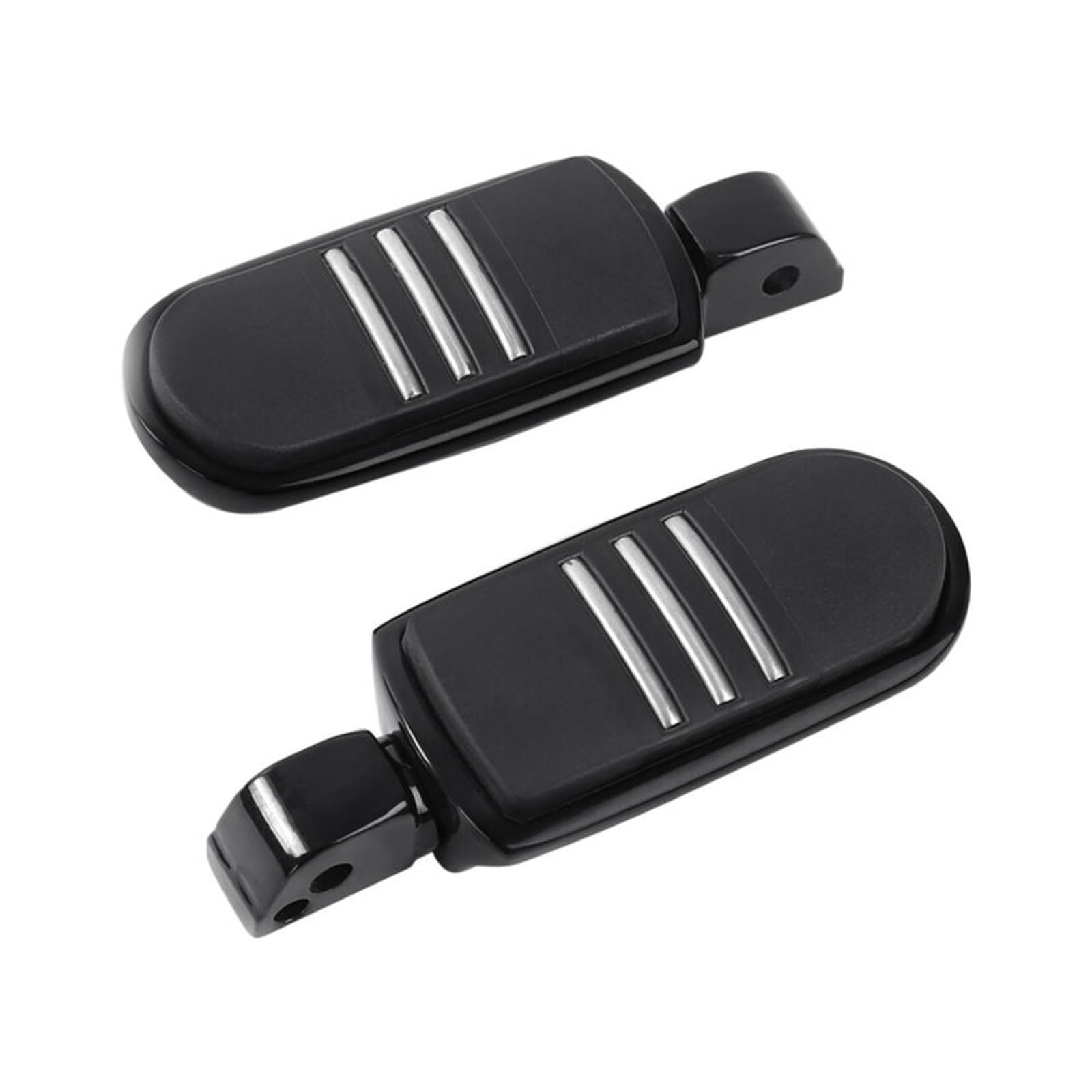 Fußstützenhalterungen for den hinteren Beifahrerbereich des Motorrads, kompatibel mit Harley Softail-Modellen 2018–2020(Footpeg Black) von MTOIDVALX