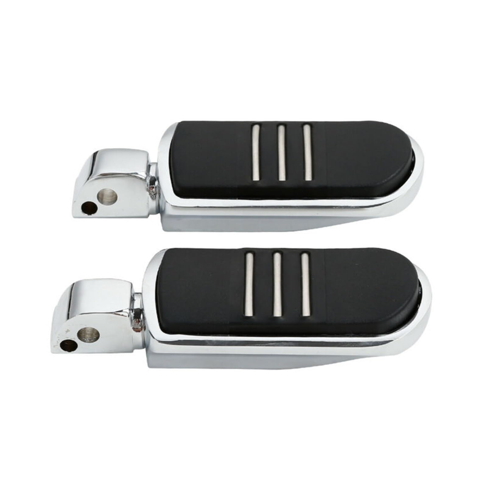 Fußstützenhalterungen for den hinteren Beifahrerbereich des Motorrads, kompatibel mit Harley Softail-Modellen 2018–2020(Footpeg Chrome) von MTOIDVALX