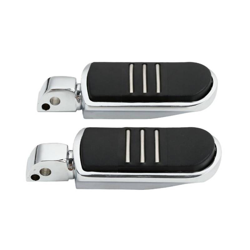 Fußstützenhalterungen for den hinteren Beifahrerbereich des Motorrads, kompatibel mit Harley Softail-Modellen 2018–2020(Footpeg Chrome) von MTOIDVALX