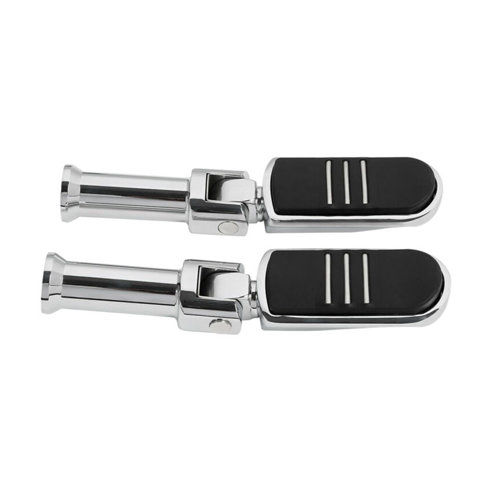 Fußstützenhalterungen for den hinteren Beifahrerbereich des Motorrads, kompatibel mit Harley Softail-Modellen 2018–2020(One Set Chrome) von MTOIDVALX
