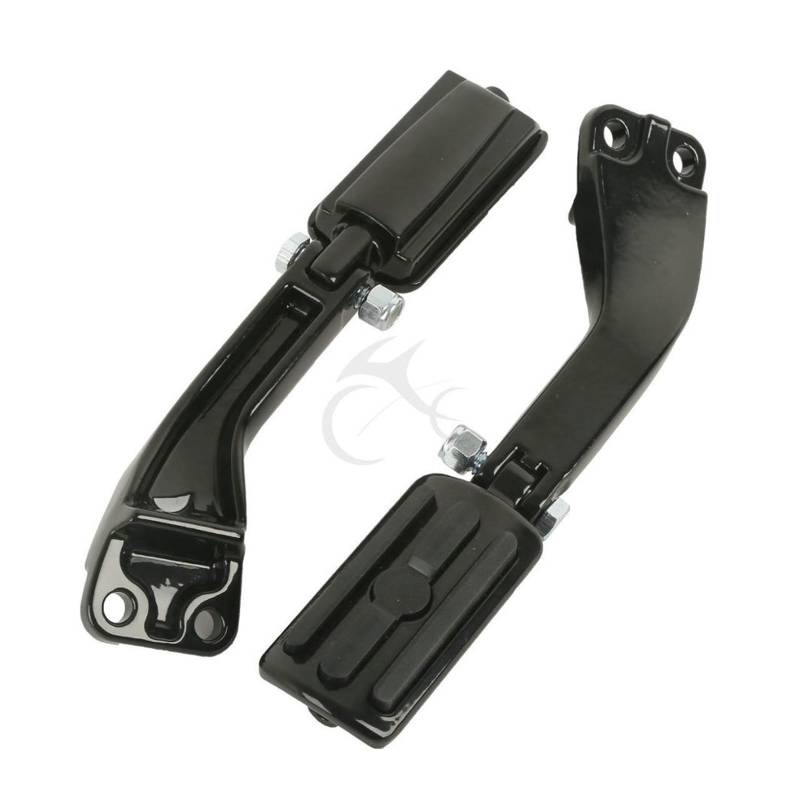 Halterung for die hintere Beifahrerfußrastenhalterung for Motorrad, kompatibel mit Harley Dyna Street Low Rider Fat Bob FXDB FXDF Wide Glide 2006–17 von MTOIDVALX