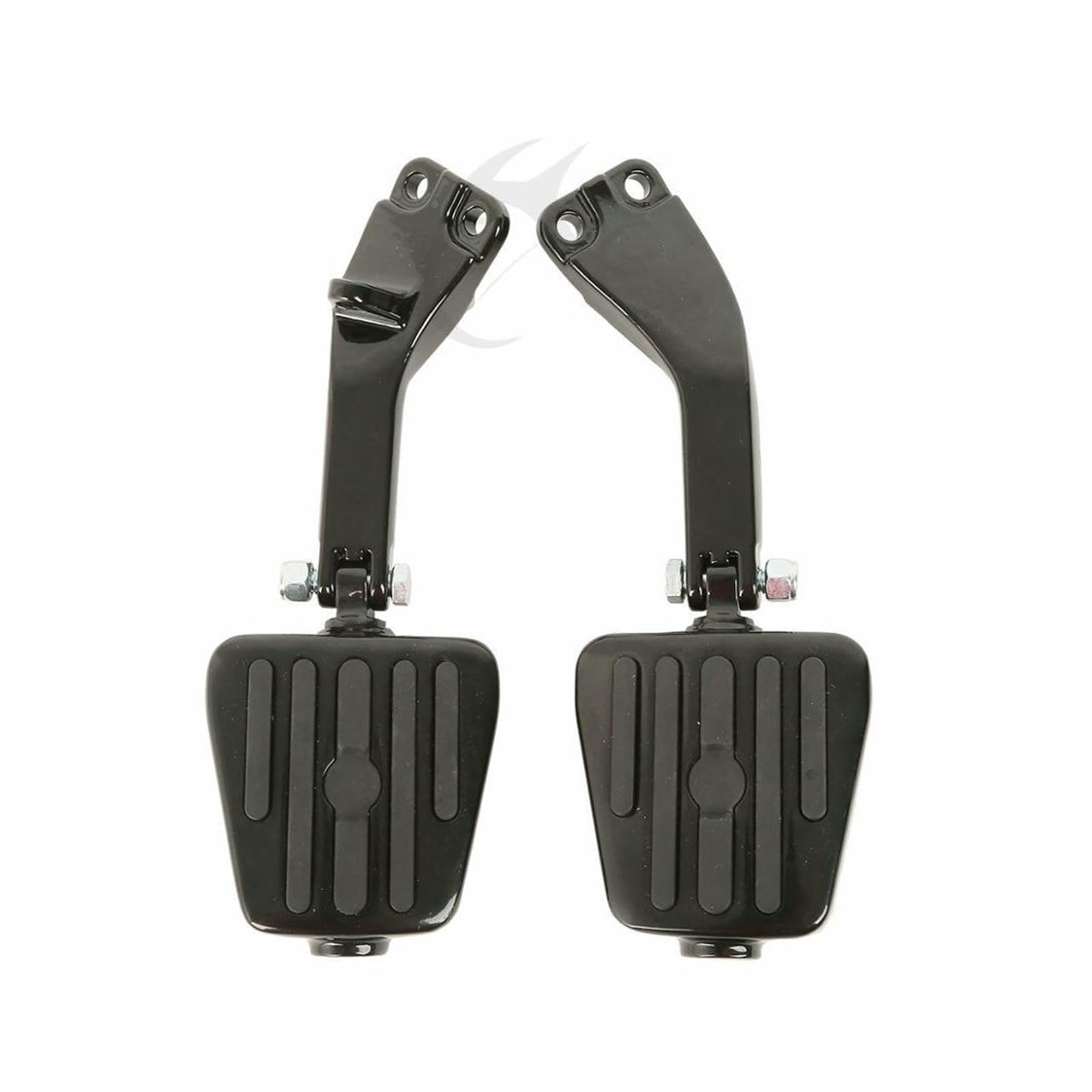 Montagehalterungen for Beifahrerfußrasten for Motorrad, kompatibel mit Harley Dyna Glide-Modellen 2006–2017(B) von MTOIDVALX