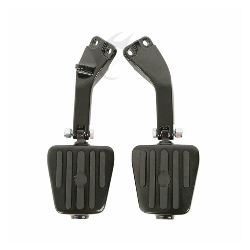 Montagehalterungen for Beifahrerfußrasten for Motorrad, kompatibel mit Harley Dyna Glide-Modellen 2006–2017(B) von MTOIDVALX
