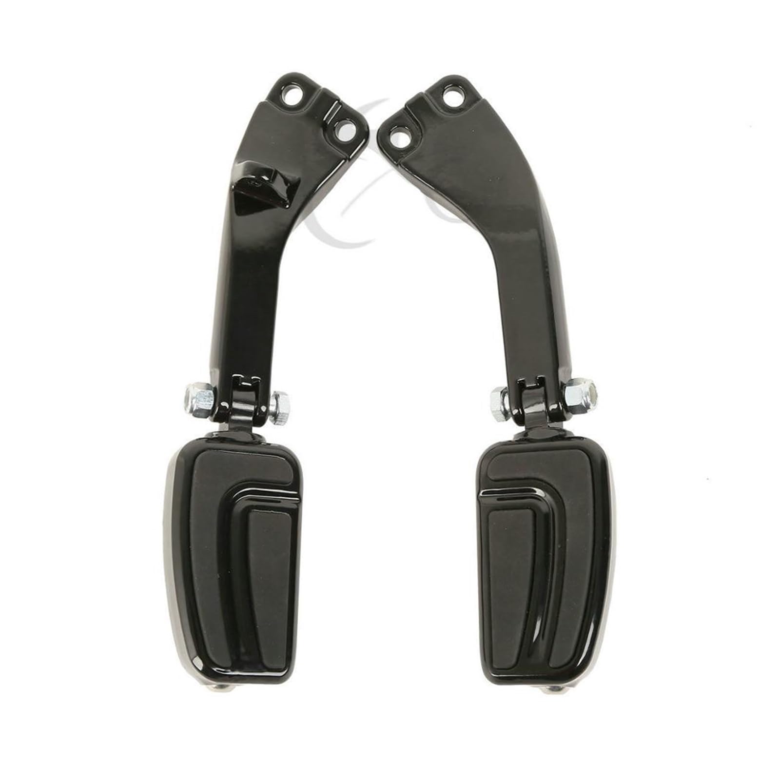 Montagehalterungen for Beifahrerfußrasten for Motorrad, kompatibel mit Harley Dyna Glide-Modellen 2006–2017(D) von MTOIDVALX