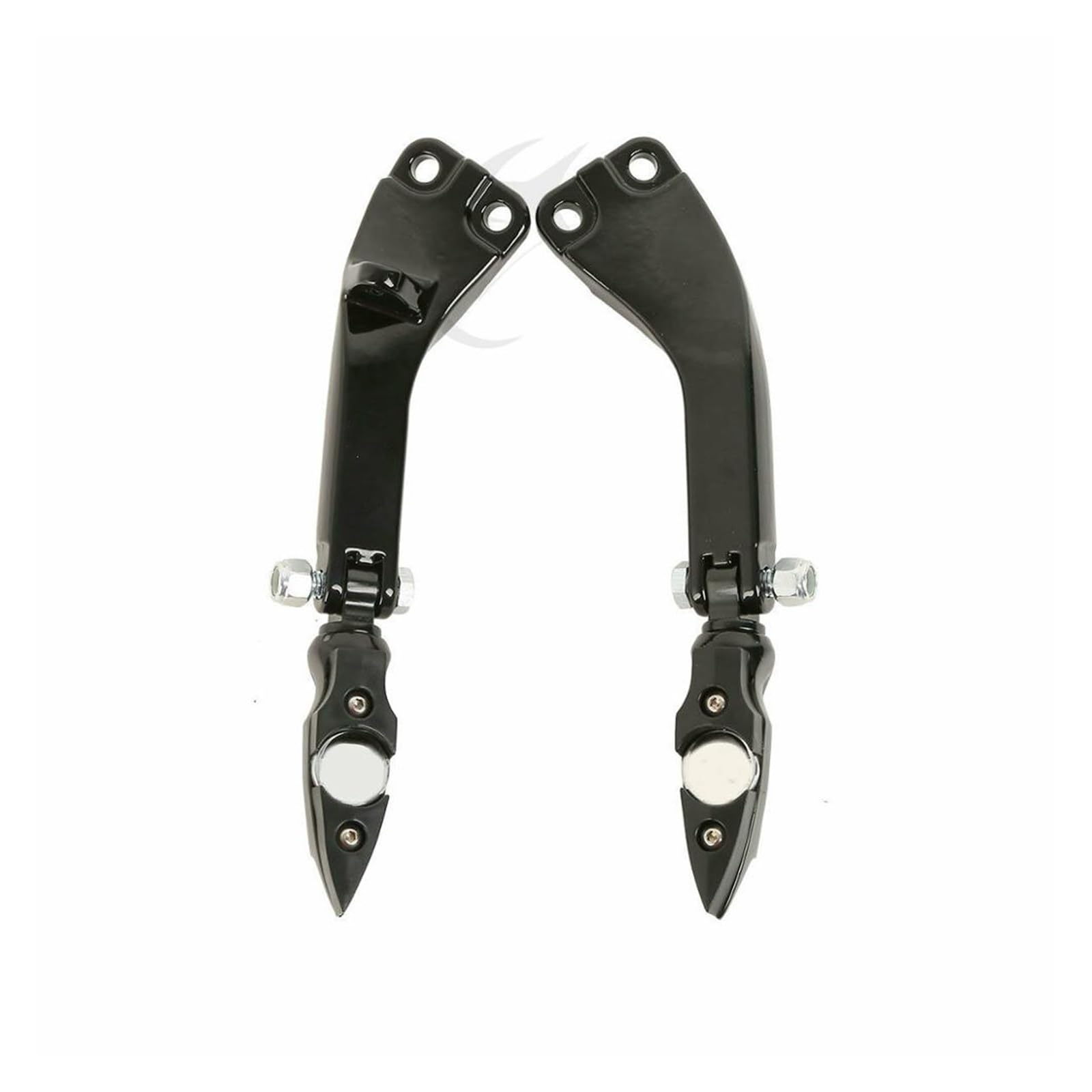 Montagehalterungen for Beifahrerfußrasten for Motorrad, kompatibel mit Harley Dyna Glide-Modellen 2006–2017(F) von MTOIDVALX