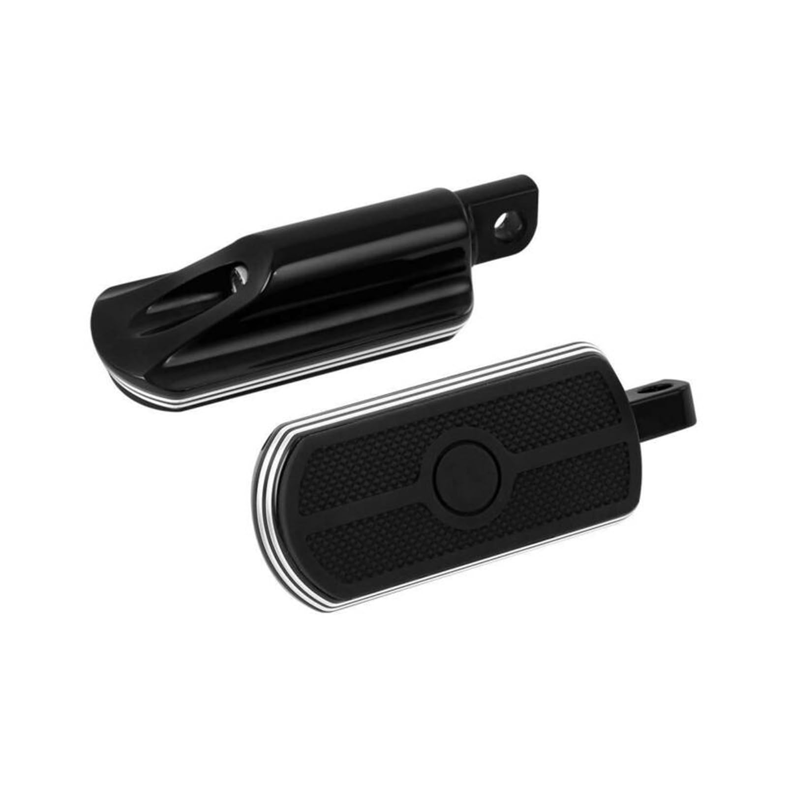 Motorrad-Fußrasten, 10 mm, kompatibel mit Harley Touring Road King Road Electra Glide Sportster Softail XL883 Dyna Fat Boy Motorrad-Fußrasten, 10 mm, kompatibel mit Harley Touring Road King Road Electra Glide Sportster Softail XL883 Dyna Fat Boy von MTOIDVALX