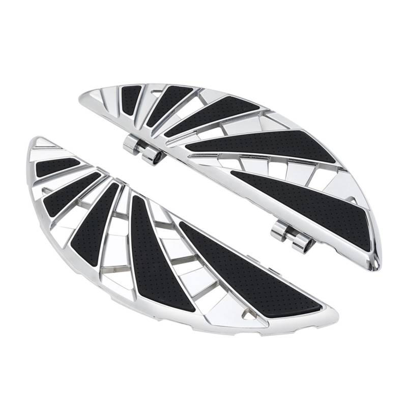 Motorrad-Fußrasten-Bremspedalauflage for Dielen, kompatibel mit Harley Touring-Modellen Road King Glide 1993–2021(Rider Floorboard) von MTOIDVALX