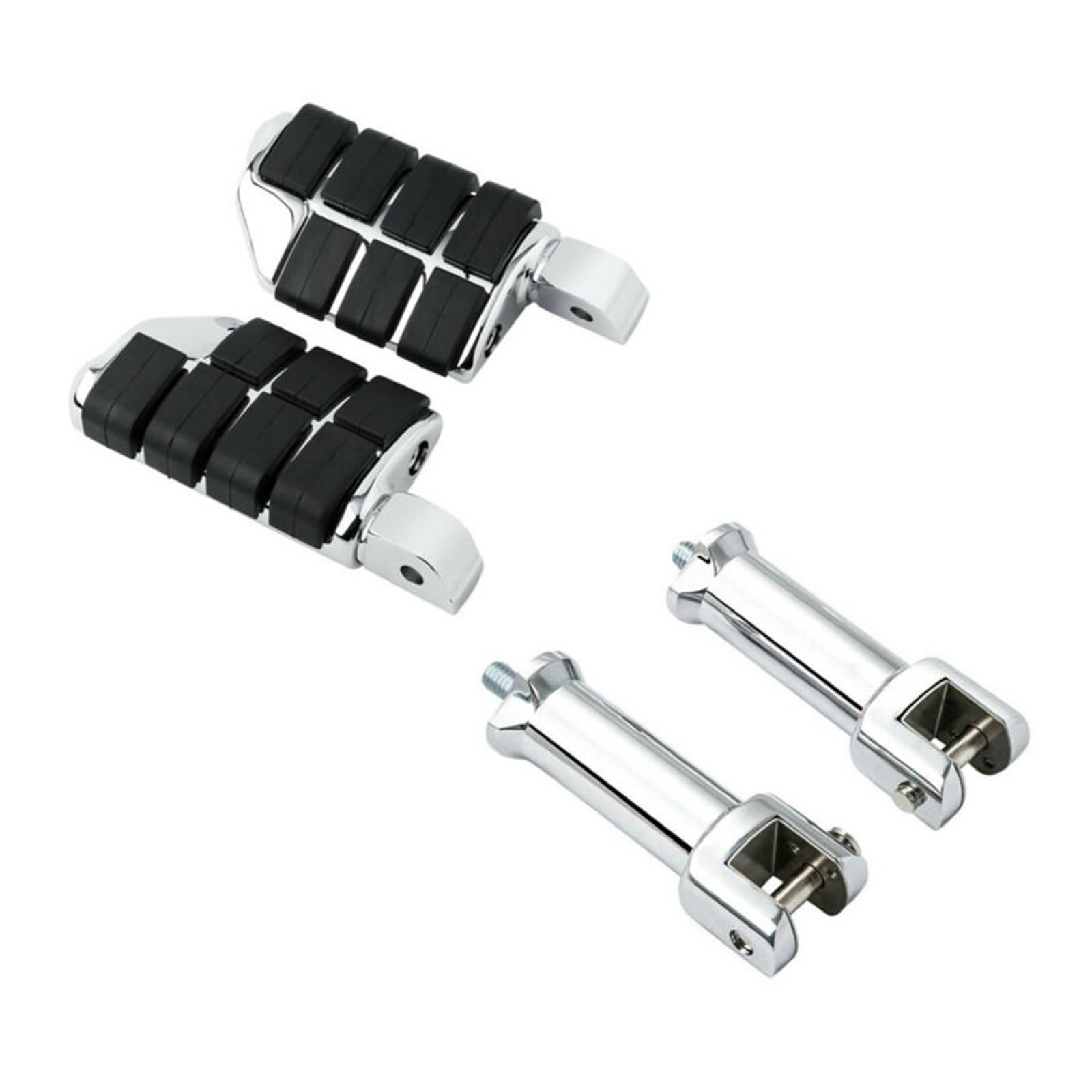 Motorrad-Hinterfußrasten mit Halterungen for Halterungen, kompatibel mit Harley Deluxe FLDE Sport Glide FLSB Breakout Heritage Classic Softail 2018–2020(One Set) von MTOIDVALX
