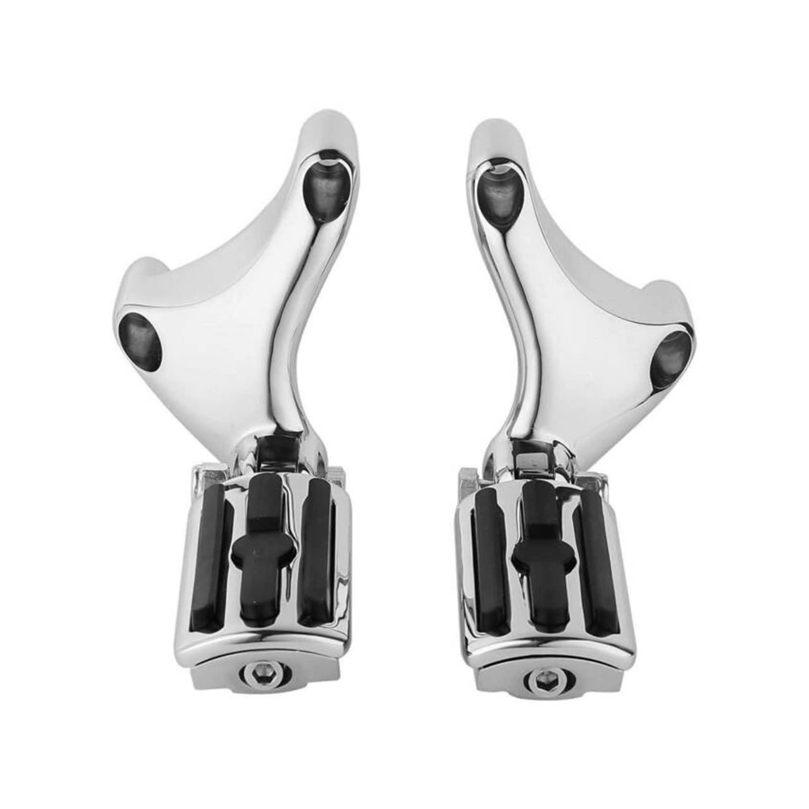 Motorrad Passagier Fußrasten Fußrasten Halterung Kompatibel Mit Harley Sportster XL 883 1200 2004-2013(3) von MTOIDVALX
