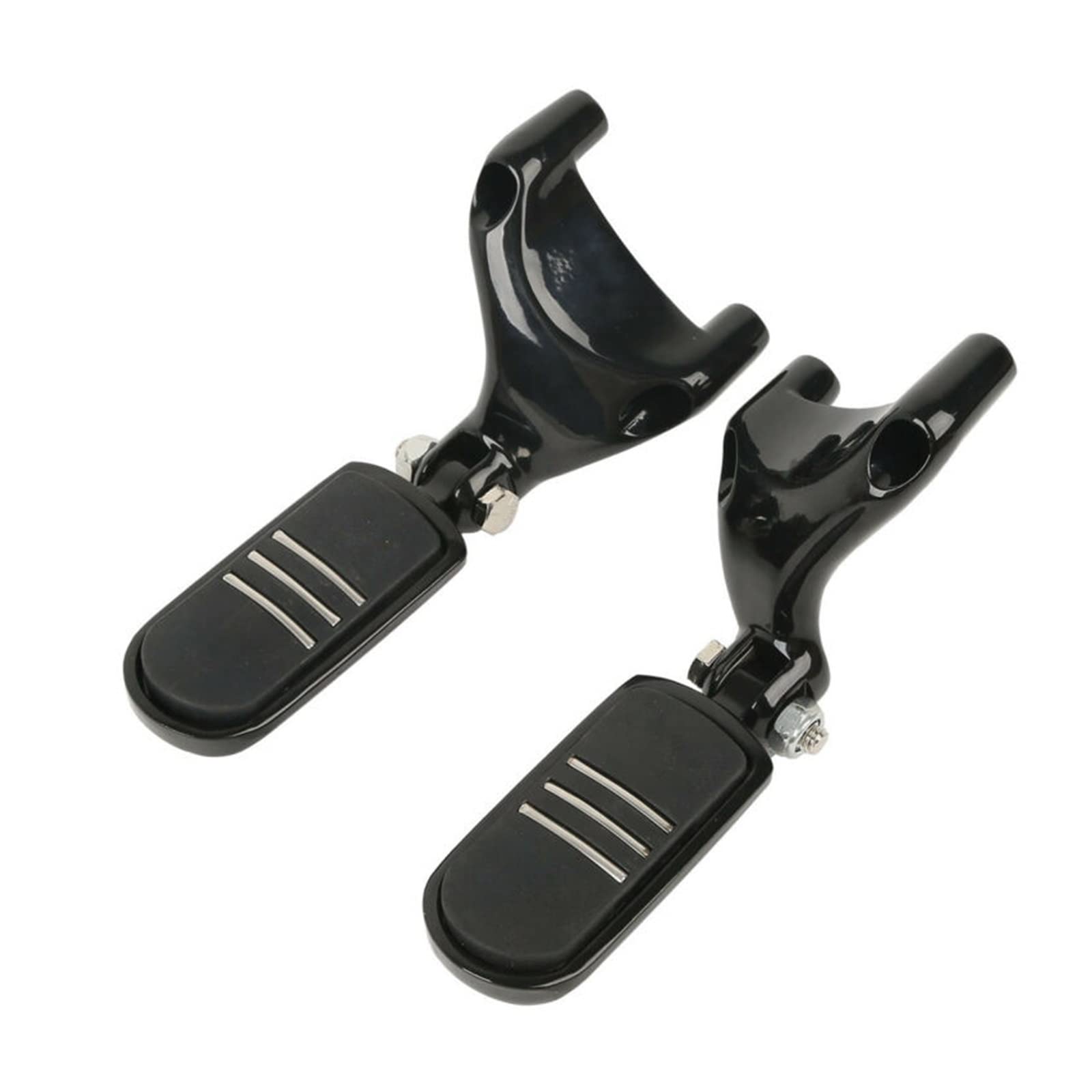 Motorrad Passagier Fußrasten Fußrasten Halterung Kompatibel Mit Harley Sportster XL 883 1200 2004-2013(7) von MTOIDVALX