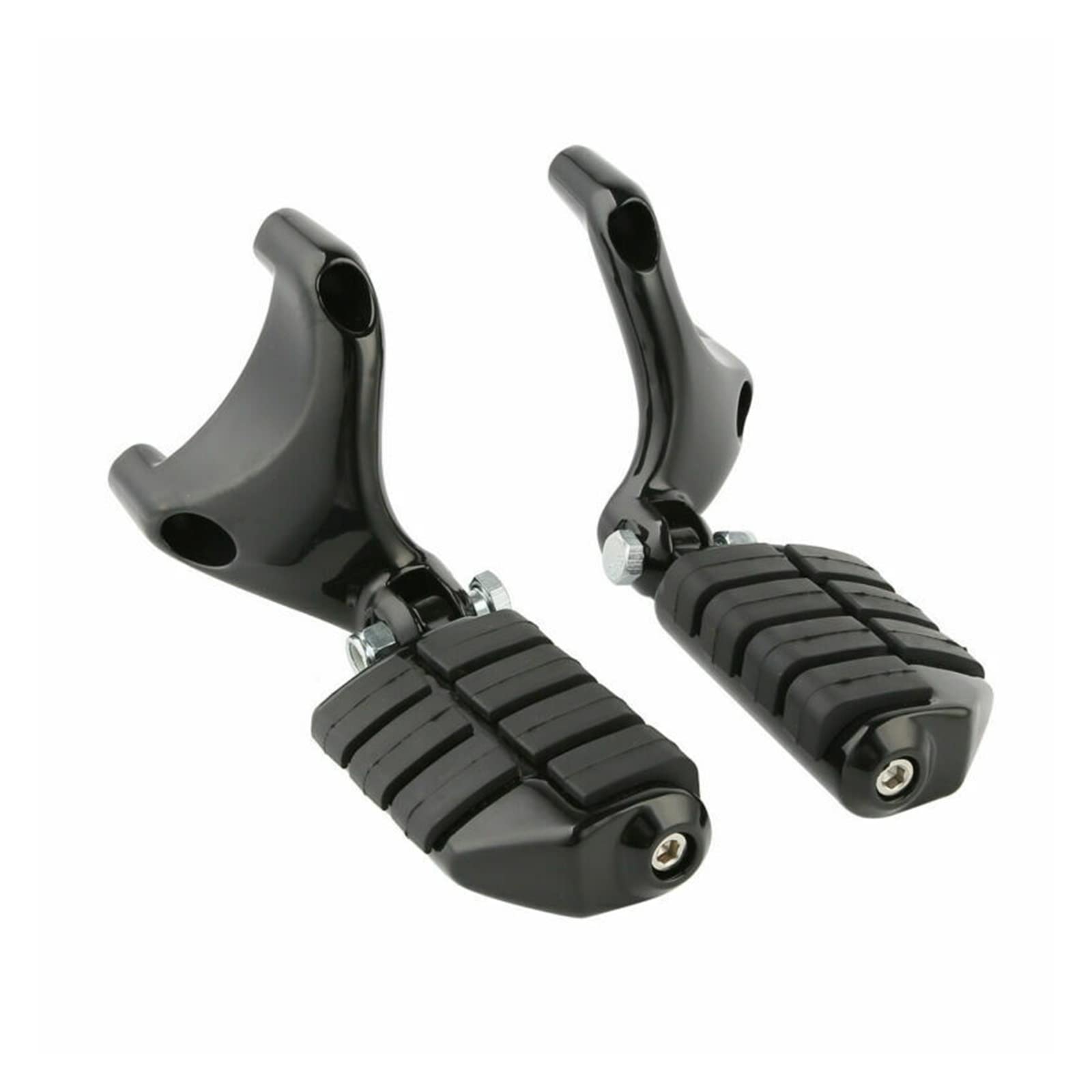 Motorrad Passagier Fußrasten Fußrasten Halterung Kompatibel Mit Harley Sportster XL 883 1200 2004-2013(9) von MTOIDVALX