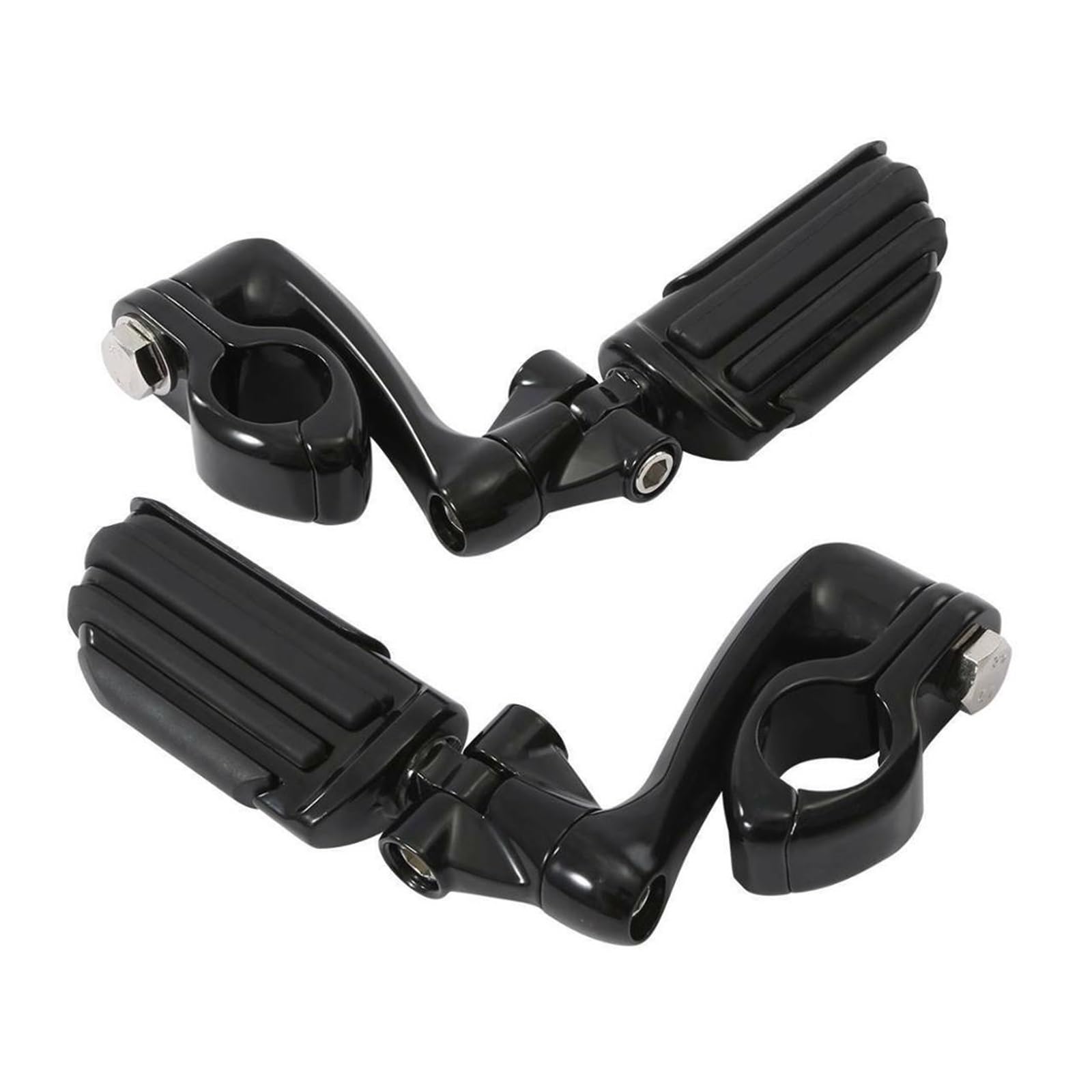 Motorrad Schwarz 1 1/4" 32mm Motorschutz Highway Male Mount Kit Fußrastenstütze Kompatibel mit Harley Touring Dyna Softail XL883 1200 Motorrad Schwarz 1 1/4" 32mm Motorschutz Highway Male Mount Kit Fußrastenstütze Kompatibel mit Harley Touring Dyna Softail XL883 1200 von MTOIDVALX