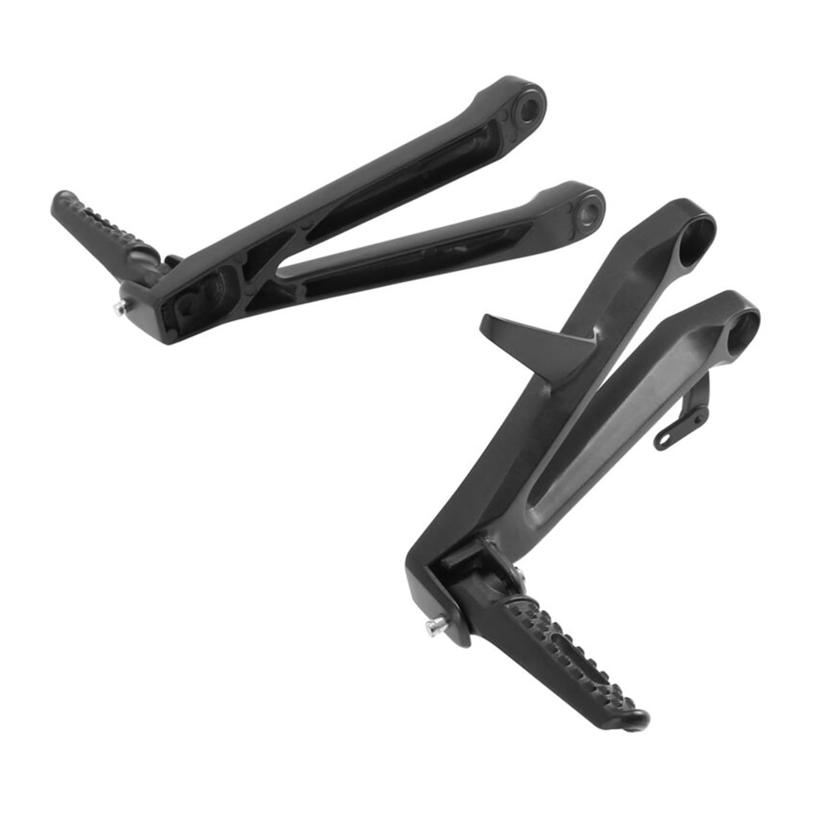 Motorrad Schwarz Passagier Hinten Fußrasten Fußrasten Set Kompatibel Mit CBR1000RR 2004-2007 2006 2005 von MTOIDVALX