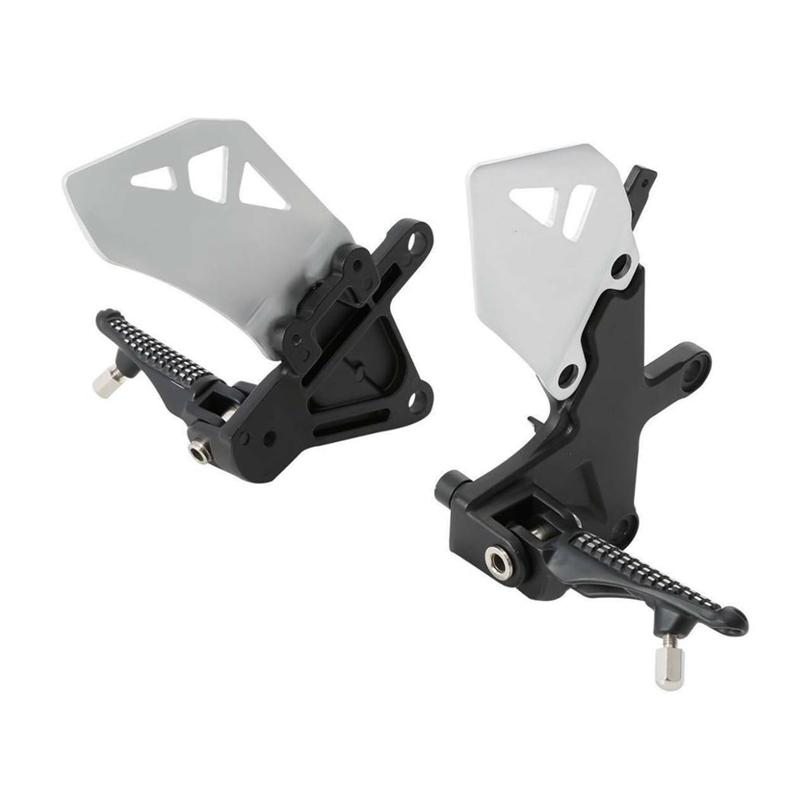 Motorrad-Vorderfußrasten, Pedale, Fußstützen, Montagesatz, kompatibel mit Kawasaki Ninja ZX10R 2011–2020 2019 2018 17 16, Aluminium Motorrad-Vorderfußrasten, Pedale, Fußstützen, Montagesatz, kompatibel mit Kawasaki Ninja ZX10R 2011–2020 2019 2018 17 16, Aluminium von MTOIDVALX