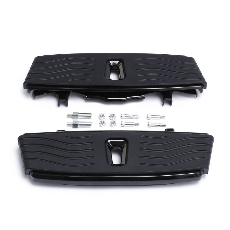 Trittbrett-Pegs for Motorradfahrer, kompatibel mit Harley Touring Road King Electra Glide Street Glide Road Glide Softail 1986–2022 18(Black) von MTOIDVALX