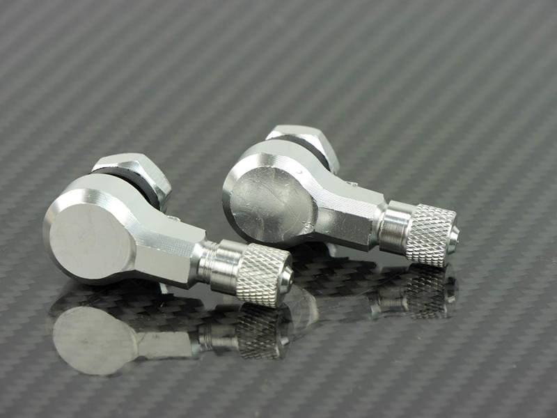 CNC Alu Winkelventil 90 Grad passend für Honda VFR750F RC36/R-W 1994-1999 alu von MTP-Racing