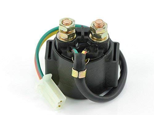 MTP-Racing Starterrelais passend für Kymco Rex Keeway CPI - GY6, Automatik, Schwarz, Arbeitskontakt, Chassismontage, 12V DC, 30A, OEM von MTP-Racing