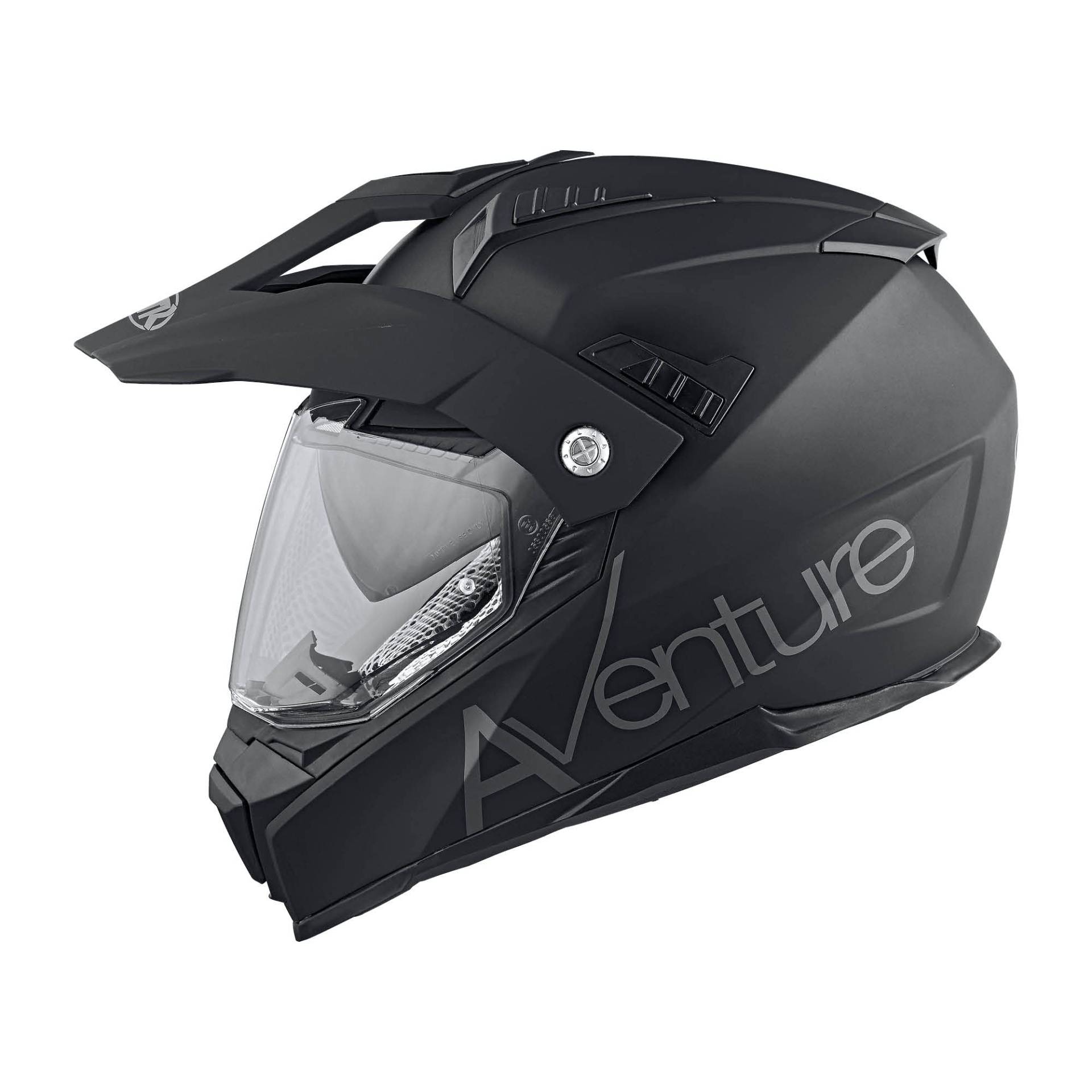 MTR SX-1 Evo Integral- & Crosshelm, ECE 22.06 Geprüfter Motorradhelm, Getönte Sonnenblende Integriert, Crosshelm mit Visier, Motorrad Helm mit Belüftung, Inklusive Wind- & Atemabweiser, M von MTR