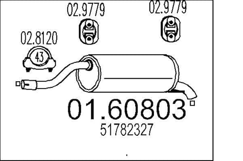 MTS Company 01.60803 Endschalldämpfer MTS Company 01.60803 Endschalldämpfer von MTS
