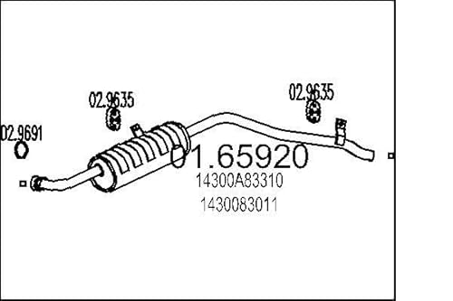 MTS Company 01.65920 Endschalldämpfer MTS Company 01.65920 Endschalldämpfer von MTS