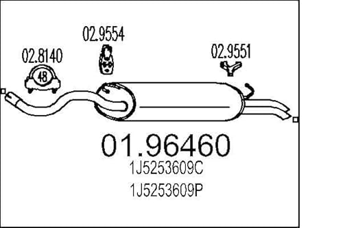 MTS Company 01.96460 Endschalldämpfer MTS Company 01.96460 Endschalldämpfer von MTS