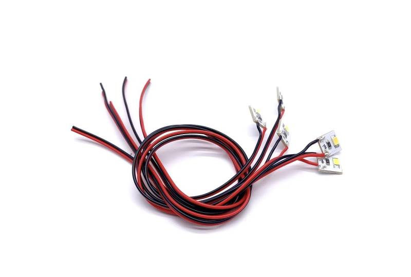 MTS-Line LED Hausbeleuchtung warmweiß mit Kabel / 5 Stück 7-24 V - Gartenbahn - LGB Spur G Ersatzteil - LGB Spare Part von MTS-Line