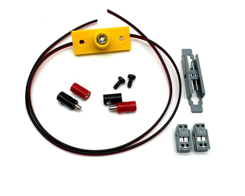 MTS-Line Wagenbeleuchtung mit 22 Volt LED Schraublampe und Adapter Gartenbahn Ersetzt LGB 68333 / LGB Spur-G - LGB Spare Part von MTS-Line