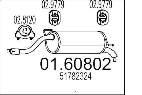 MTS Company 01.60802 Endschalldämpfer MTS Company 01.60802 Endschalldämpfer von MTS