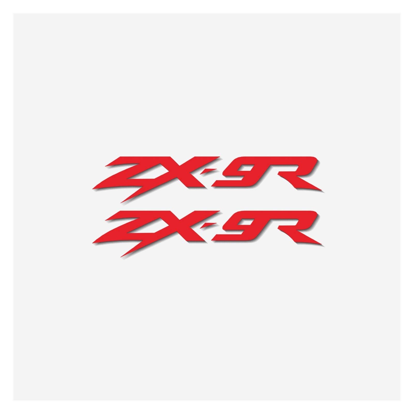 MTnoble Aufkleber Motorrad Reflektierende Aufkleber Körperhelm Kraftstofftank wasserdichte Logo Aufkleber Fit for Kawasaki ZX-9R ZX9R ZX 9R (Color : Reflective Red) von MTnoble