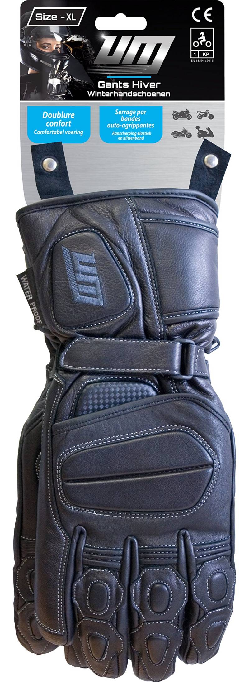 UM Winterhandschuh, Schwarz, Größe XL von UM
