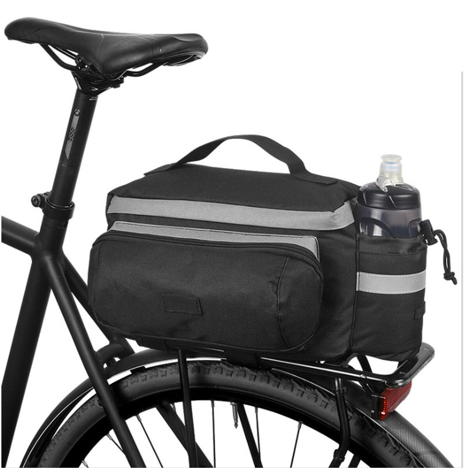 MUARE Fahrradsatteltasche, große Kapazität, Fahrradtasche mit Handgurt, Gepäckträger, Korb, Mountainbike, Rennrad, Sattel, Handtasche, Gepäcktasche, Hecktasche für MTB, Rennrad, Faltrad von MUARE