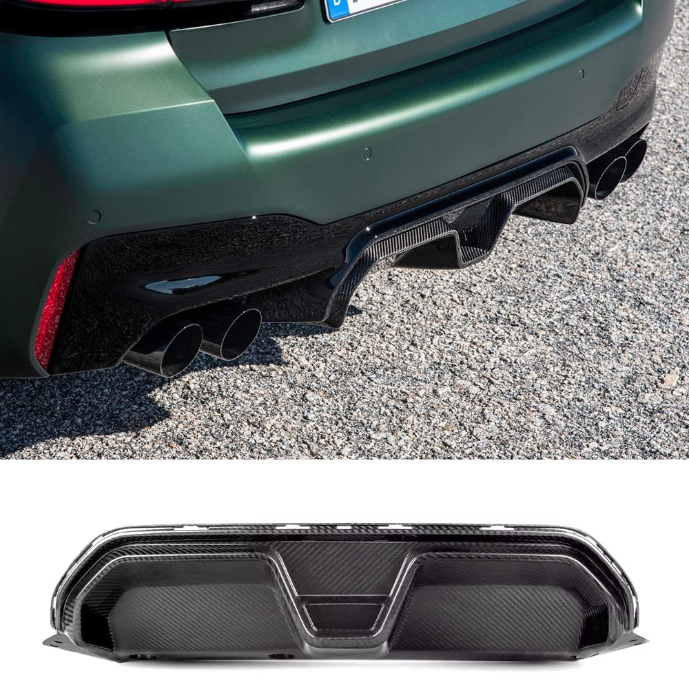 Carbon Fiber Heckstoßstangen-Diffusorlippe für BMW F90 M5 Limousine 2021-2023 Carbon Fiber Heckstoßstangen-Diffusorlippe für BMW F90 M5 Limousine 2021-2023 von MUCCGQ