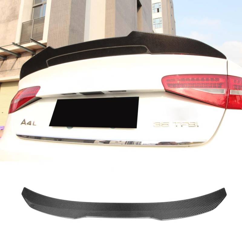Echte Kohlefaser Heckspoiler Flügel für Audi A4 B8.5 Limousine 2013-2016 von MUCCGQ