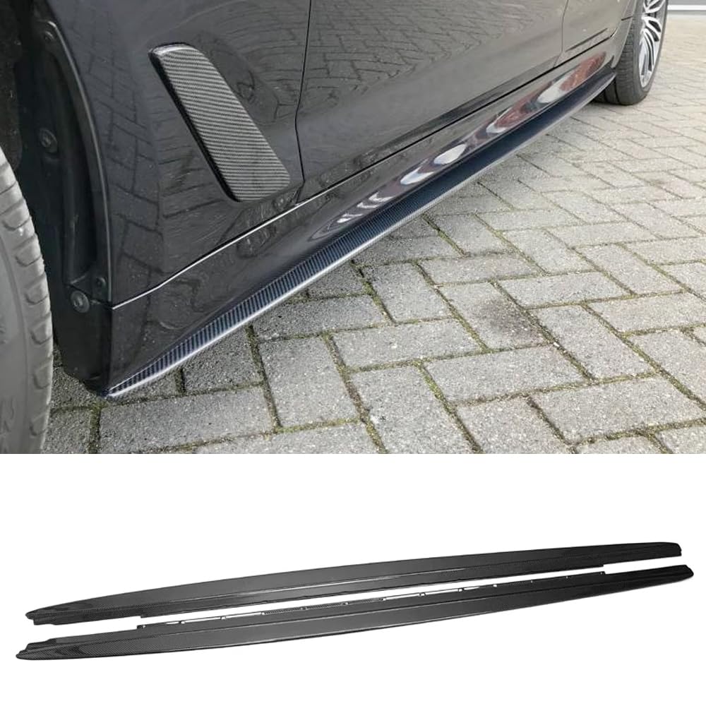 Echte Kohlefaser-Seitenschweller-Erweiterungsleisten für BMW G30 530i 540i M-Sport F90 M5 2017-2023 Echte Kohlefaser-Seitenschweller-Erweiterungsleisten für BMW G30 530i 540i M-Sport F90 M5 2017-2023 von MUCCGQ