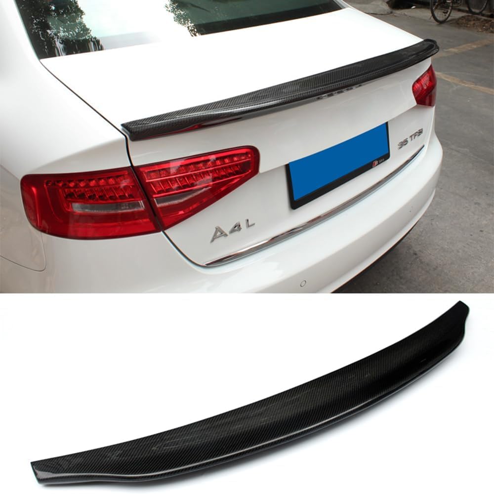 Für 2013-2016 Audi A4 B8.5 Limousine Highkick Duckbill Kohlefaser Heckspoiler Kotflügel Für 2013-2016 Audi A4 B8.5 Limousine Highkick Duckbill Kohlefaser Heckspoiler Kotflügel von MUCCGQ