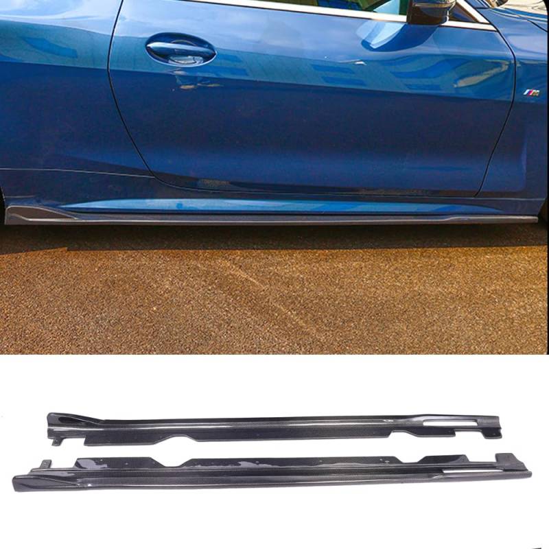 Für 2021-2025 BMW G22 G23 430i M440i Carbon Seitenschwellerverlängerung von MUCCGQ